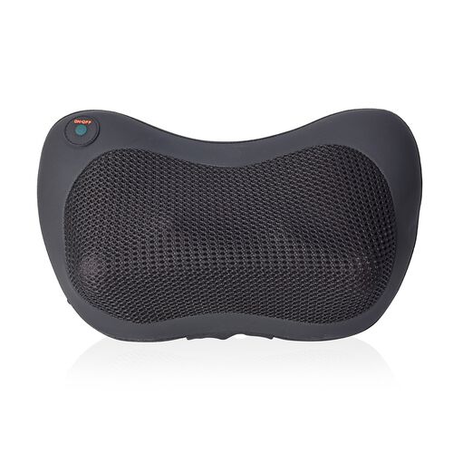 Shiatsu Massagekissen für Nacken und Rücken mit Heizfunktion, Größe 31x18x11 cm, Schwarz image number 0