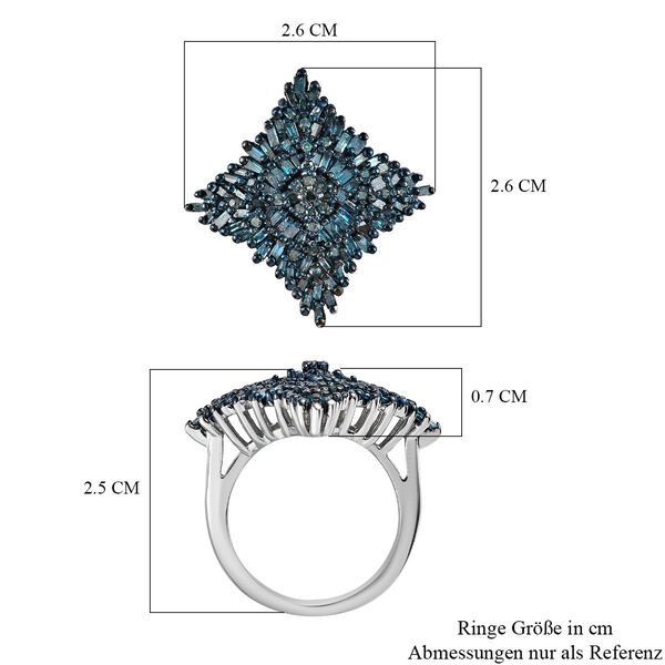 Blauer Diamant-Ring - 1 ct. image number 7