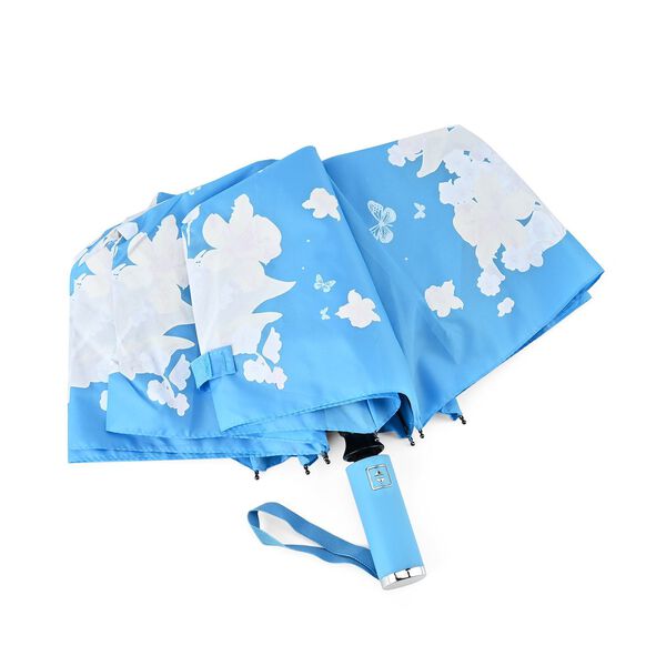 Farbwechsel Regenschirm, 103 cm Durchmesser, Himmelblau image number 6