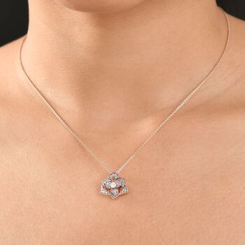 LUXURIANT DIAMOND- SI Labor Diamant Ring und Anh&auml;nger mit 45cm Kette