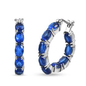 Ceylonfarbene Quarz-Ohrringe - 16,13 ct.