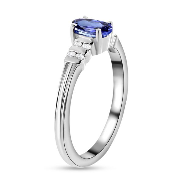 Tansanit und Zirkon Ring - 0,59 ct. image number 5