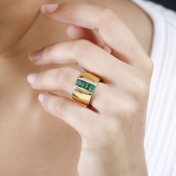 Grüner Zirkonia-Ring - 1,66 ct. image number 2