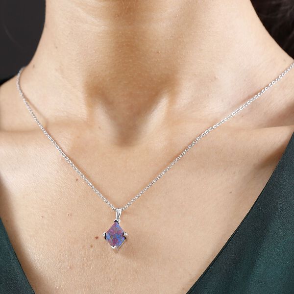 Lila Türkis Schmuckset ca. 7.50 ct image number 3