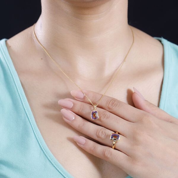 Nebel Quarz Schmuckset - 7,52 ct. image number 2