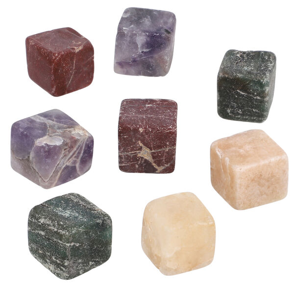 8er-Set, Premium wiederverwendbare Eisw&uuml;rfel/Whisky-Steine in hochwertiger Holzbox, geschmacksneutral image number 2