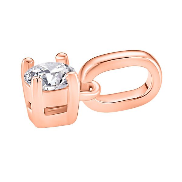 D'Joy GRA zertifiziertes Moissanit Schmuckset, 925 Silber ros&eacute;vergoldet - 2 ct. image number 7