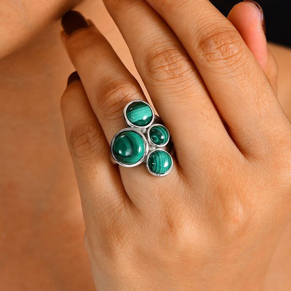 Malachit Ring - 12,36 ct. image number 2