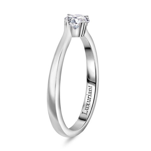 LUXURIANT DIAMOND- SI-GH Labor Diamant Ring, 925 Silber rhodiniert - 0,33 ct. image number 5