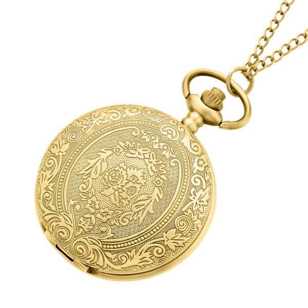 Strada - Taschenuhr, japanisches Uhrwerk, goldfarben image number 3