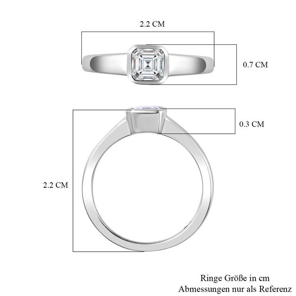 Moissanit Ring - 0,69 ct. image number 7