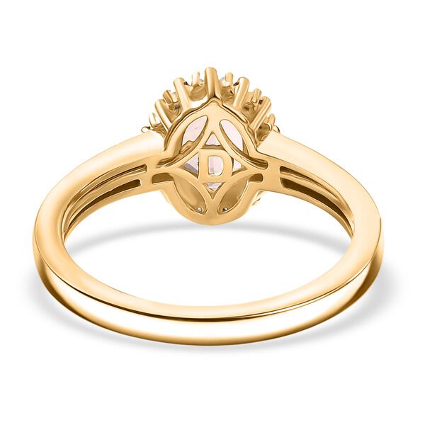 D'Joy Blush Turmalin, roter Diamant und Zirkon Ring - 1 ct. image number 5