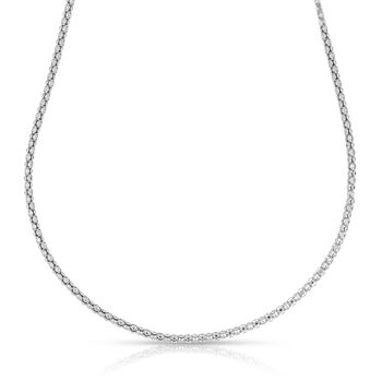 LA BELLA feinstes Coryana-Kette, 925 Silber, ca. 50 cm ca. 7,08g
