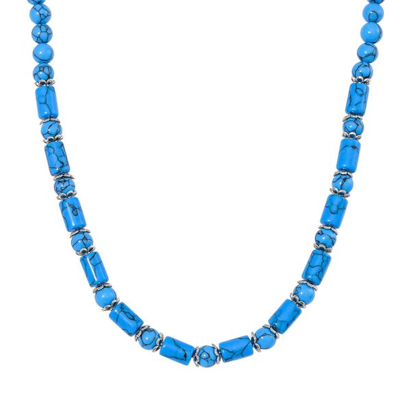 Blaue Howlit-Halskette, 45 cm - 220 ct. image number 0