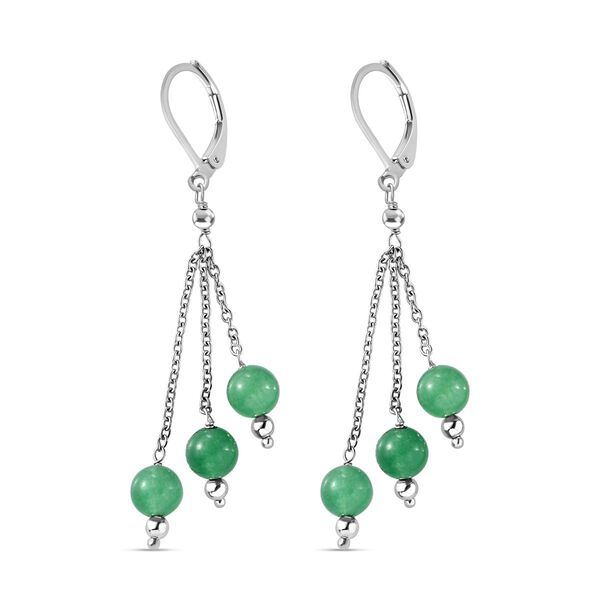 Gr&uuml;ne Quarz-Ohrringe - 10 ct. image number 4