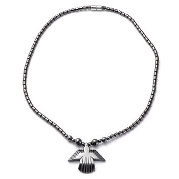 H&auml;matit Halskette50 cm Edelstahl ca. 188,00 ct