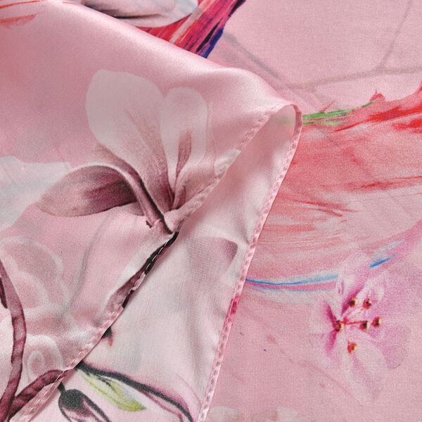 LA MAREY Maulbeerseide-Schal, Pink image number 7