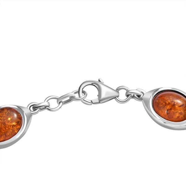 Bernstein Armband ca. 19 cm 925 Silber rhodiniert ca. 8,21 ct. image number 4