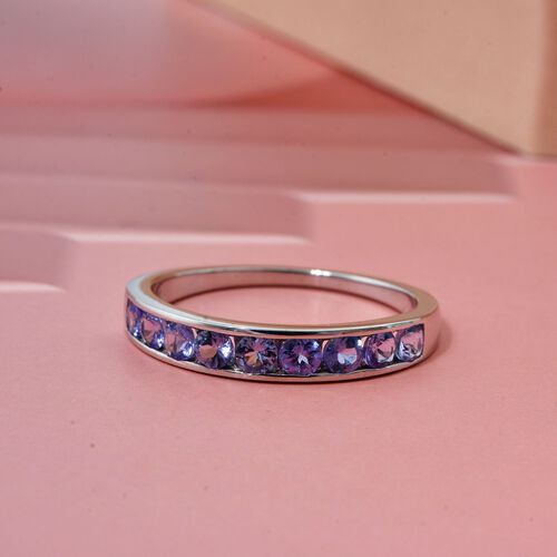 AA Tansanit Ring 925 Silber rhodiniert (Größe 17.00) (10-15 Werktage Lieferzeit) ca. 0.98 ct image number 1