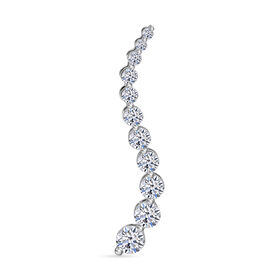 LUXURIANT DIAMOND- VS Labor Diamant Anhänger in 950 Platin - 1 ct.