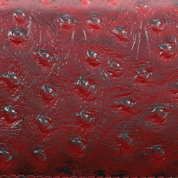 Gepr&auml;gte Leder Brieftasche, rot image number 7