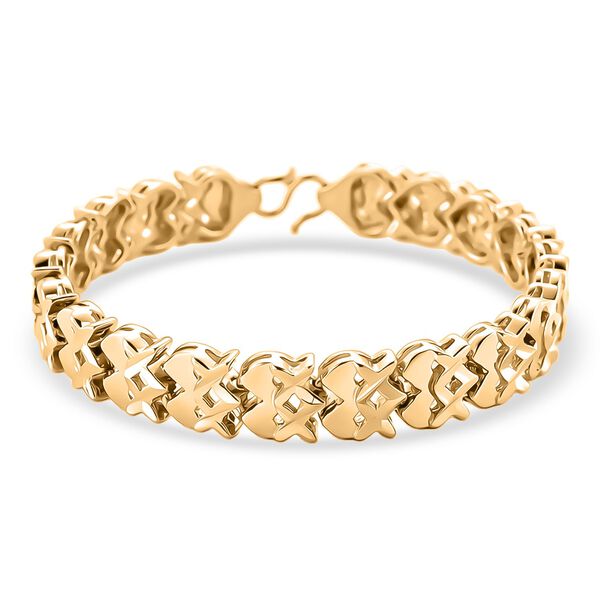 Designer-Stil Nickelfreies Messing Armband ca. 19 cm ca. 22,50g