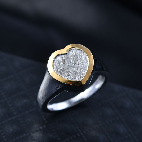 D'Joy Meteorit zweifarbiger Ring und Anh&auml;nger image number 8