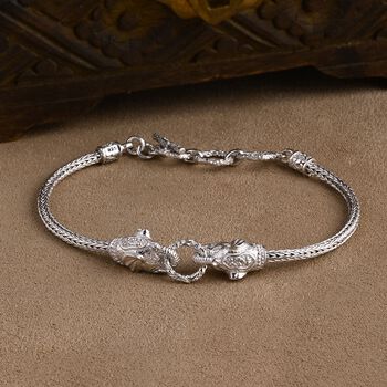 Royal Bali D'Joy 20cm Panther-Armband in 925 Silber
