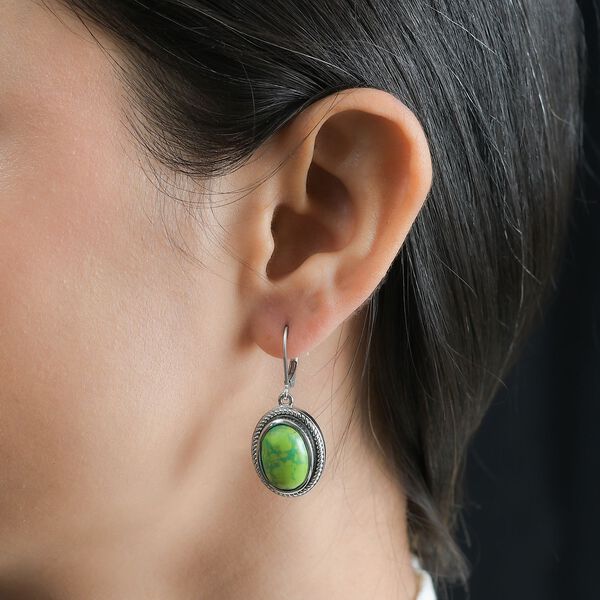 Grüne Türkis-Ohrringe image number 3