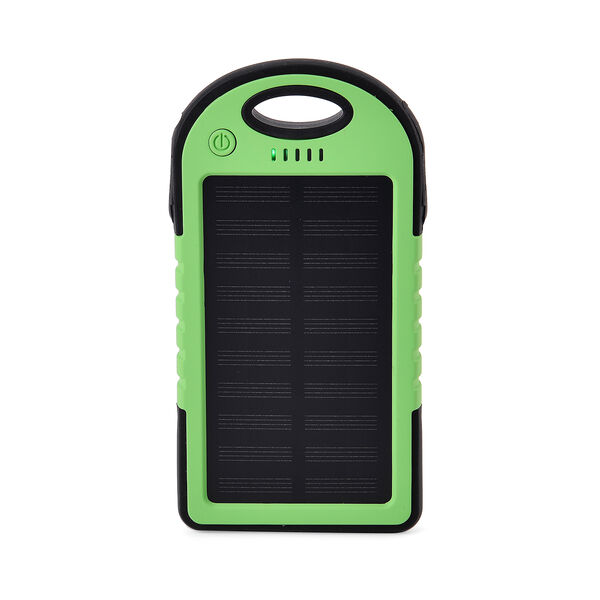 Homesmart Solar Powerbank mit LED-Licht, 14,3×7,5cm, Grün image number 5