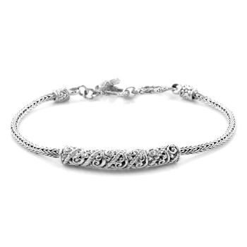 Royal Bali Kollektion - Tulang Naga Armband, ca. 19 cm, 925 Silber ca. 12,18g