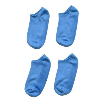 Silikon-Feuchtigkeitssocken f&uuml;r Fu&szlig;pflege mit Anti-Rutsch-Noppen, 21&times;9,5 cm, Blau