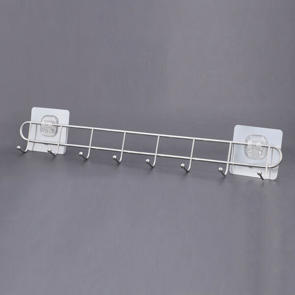 Hakenleiste 8 Kleiderhaken aus Edelstahl image number 1