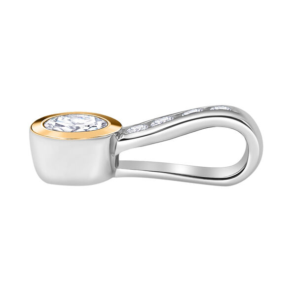 Zweifarbiges Moissanit Schmuckset - 1,76 ct. image number 7