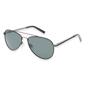 SOLE UND LUCE Swiss Eyewear G. Kelly Sonnenbrille, Ultra Polarisierte Gl&auml;ser, UV400 Schutz, Mattes Gunmetal Schwarz