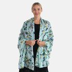  LA MAREY signature 100% silk scarf110*195cmweight:40gcolor:light blue with Bird patternMaterial:100% Mulberry silk