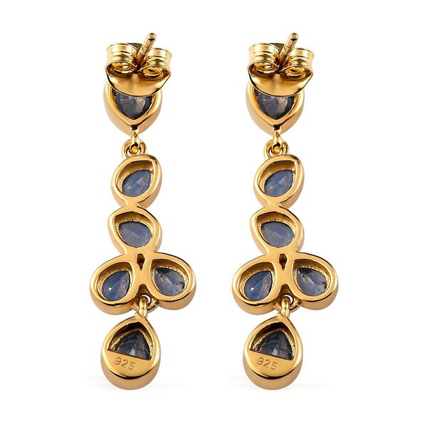 Kaschmir Kyanit-Ohrhänger - 3,44 ct. image number 4