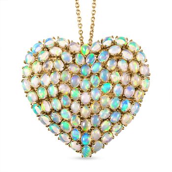 D'Joy AA Nat&uuml;rlicher, &auml;thiopischer Welo Opal Anh&auml;nger mit 45cm Kette - 10,30 ct.