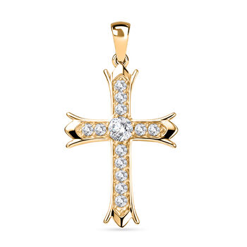 EverTrue Moissanit Anh&auml;nger in Goldton - 1,18 ct.