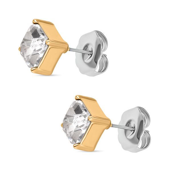 3er-Set - mehrfarbige und weiße Kristall-Ohrstecker - 13,50 ct. image number 8