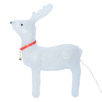 Dekorative Rentierlampe mit mehrfarbiger LED-Beleuchtung, 40x27 cm&nbsp;