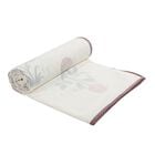NAKKASHI - Fabrics: Handstempeldruck 100% Muslin-Baumwolle Dohar-Decke, 200x200 cm, Rote Blume image number 2
