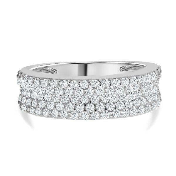 LUSTRO STELLA - wei&szlig;er Zirkonia-Ring - 0,93 ct. image number 5