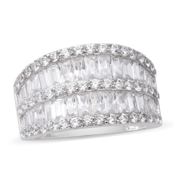 LUSTRO STELLA - Zirkonia Ring 925 Silber rhodiniert  ca. 1,97 ct image number 2