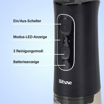 2er-Set Mundreinigung, Zahnb&uuml;rste und Mundsp&uuml;lung, schwarz