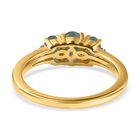 Grandidierit-Ring, 925 Silber vergoldet, ca. 0,97 ct image number 5