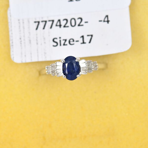 Masoala Saphir und Diamant Ring - 1,33 ct. image number 8