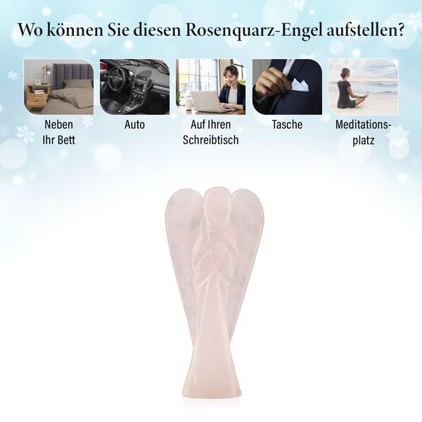 Handgefertigtes Rosenquarz-Geschenkset image number 5