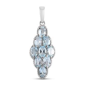 Himmelblauer Topas-Anhänger - 5,10 ct.