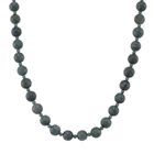 D'Joy Natürlicher Olmek Jadeit Halskette ca. Flexibles cm 925 Silber rhodiniert ca. 400.00 ct